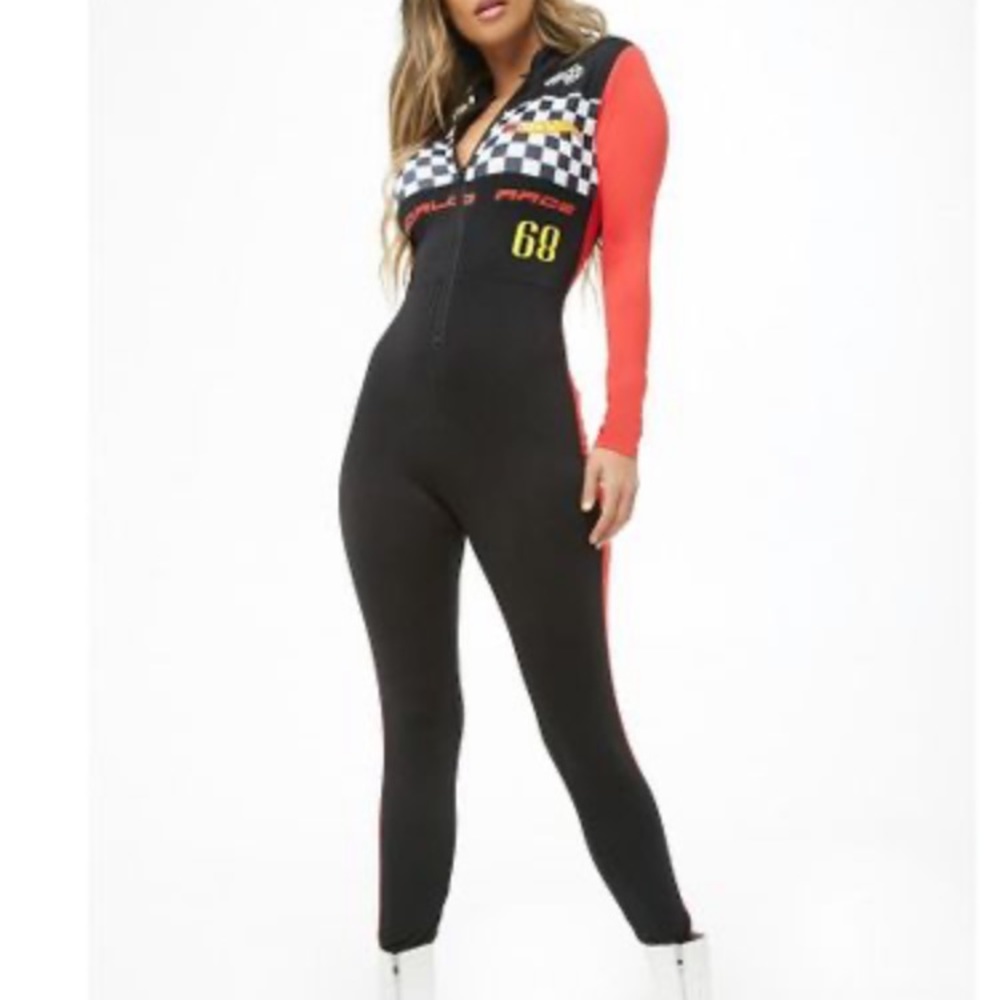 Black Hot Wheels Racing Jumpsuit